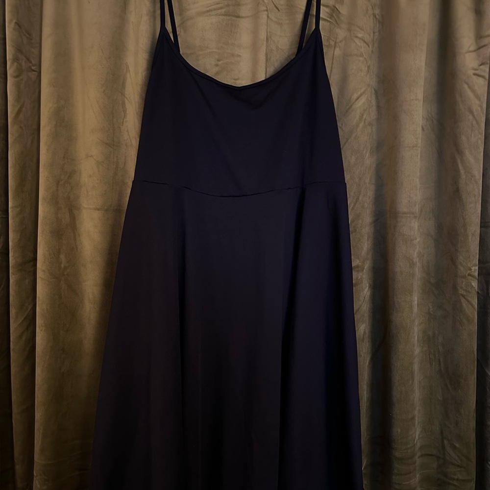 Elegant Black Spaghetti Strap Dress